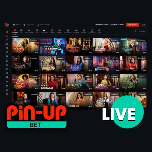 pin-up casino live casino experience
