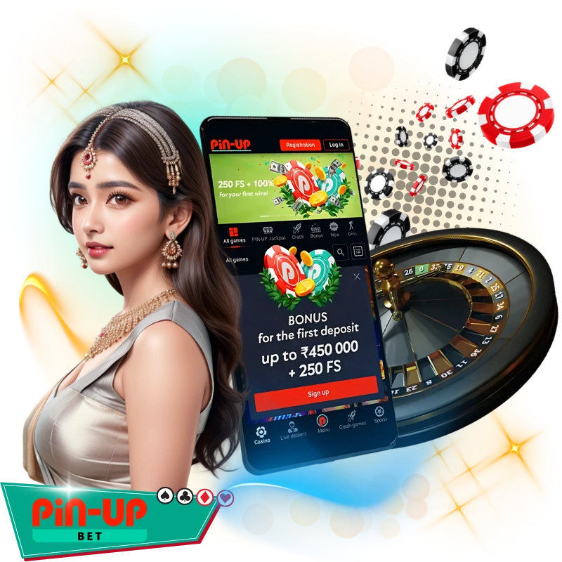 pin-up bet with indian model mobile phone casino roulette and coins