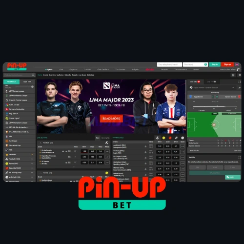 pin-up casino pre-match & live betting